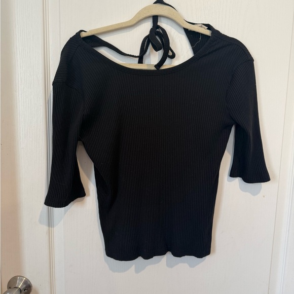Madewell Tops - Madewell Black ribbed top